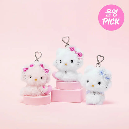 新品上架【梨花娘】💕韓國FilliMilli × Charmmy Kitty 限量聯名超可愛玩偶吊飾(2色)