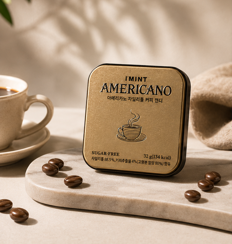 💖新品上架【梨花娘】韓國 I’MINT 精品咖啡糖｜Americano / Espresso 無糖木糖醇咖啡糖｜一顆就像喝下一杯精品咖啡