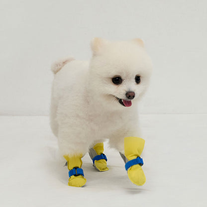 韓國新品上架【梨花娘總代理】🐾BAILEY 🐶簡約輕盈防水不掉鞋防護寵物健走鞋80入一盒(2色)