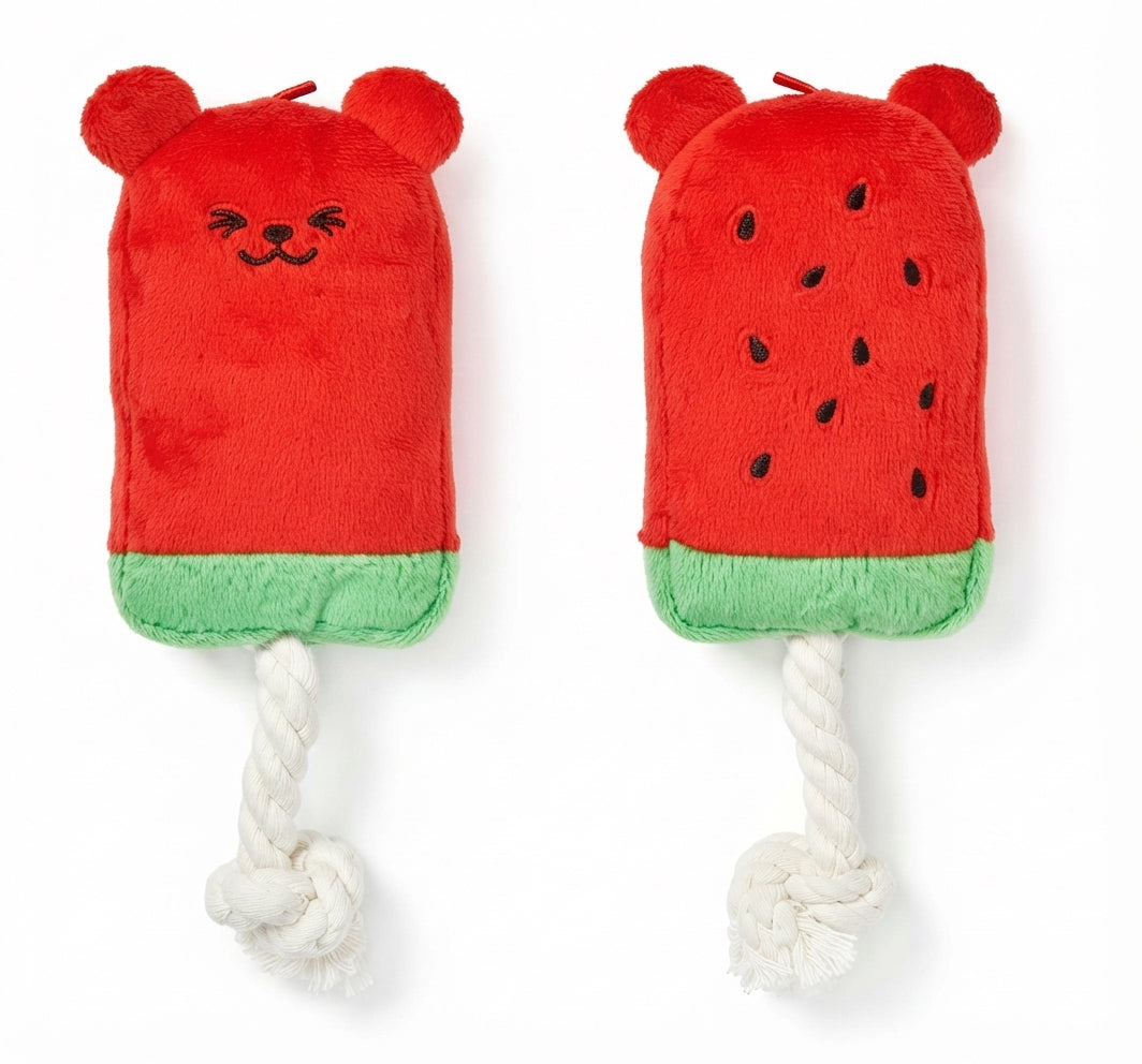 新品上架【梨花娘總代理】🐾日本品牌Solgra  🍧萌萌熊絨毛冰棒發聲玩具🐶（6款）