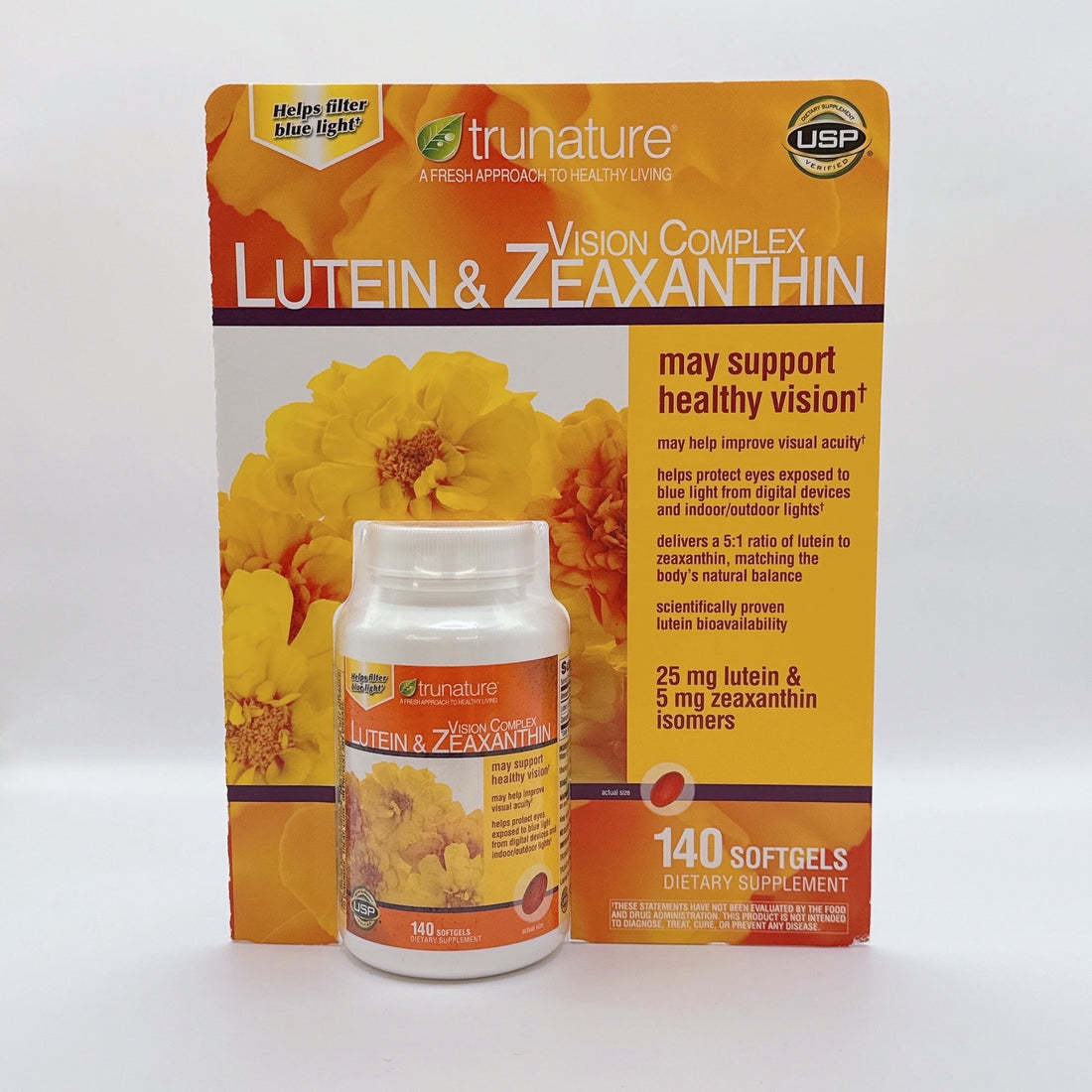 新品上架💖原卡紙裝🔜 美國好市多 costco Trunature Lutein &amp; Zeaxanthin 葉黃素 140顆裝(超MINI好吞)