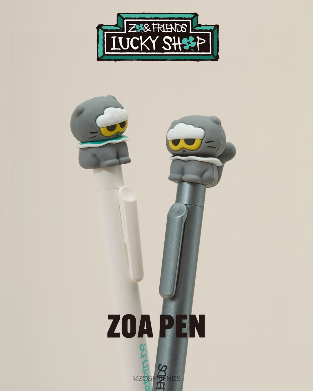 🐈‍⬛新品上架【梨花娘】🔥韓國 ZOA Friends 灰貓 Lucky Shop 限量收藏系列｜G-Dragon 愛貓周邊