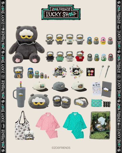 🐈‍⬛新品上架【梨花娘】🔥韓國 ZOA Friends 灰貓 Lucky Shop 限量收藏系列｜G-Dragon 愛貓周邊
