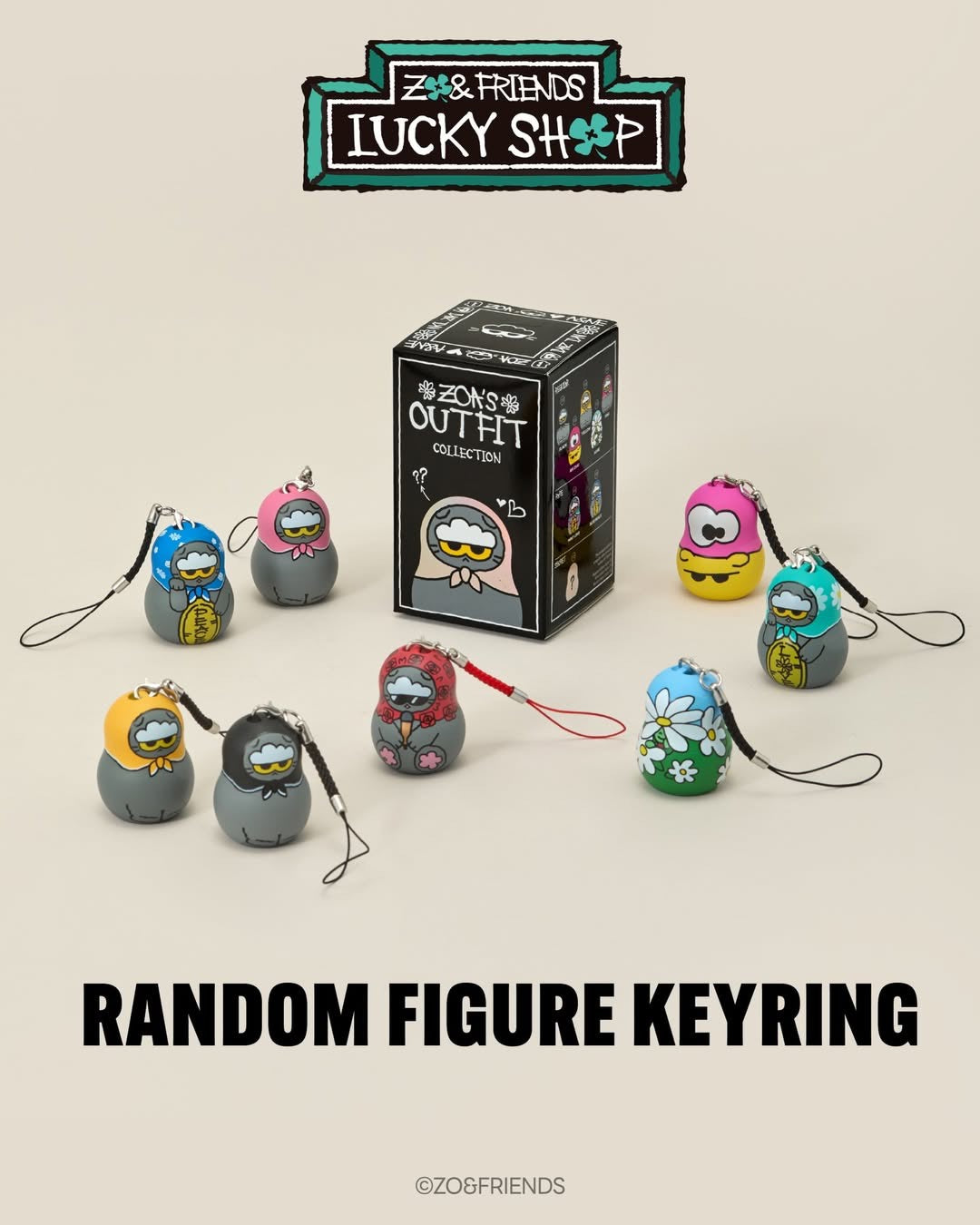 🐈‍⬛新品上架【梨花娘】🔥韓國 ZOA Friends 灰貓 Lucky Shop 限量收藏系列｜G-Dragon 愛貓周邊
