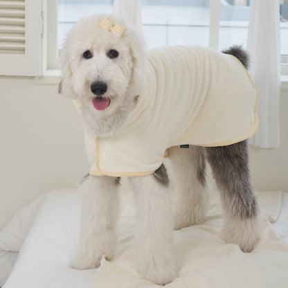 韓國新品上架【梨花娘總代理】🐾BAILEY 🐶秋冬新品 貓犬寵物耳朵造型專用吸水力強寵物浴巾(3色)