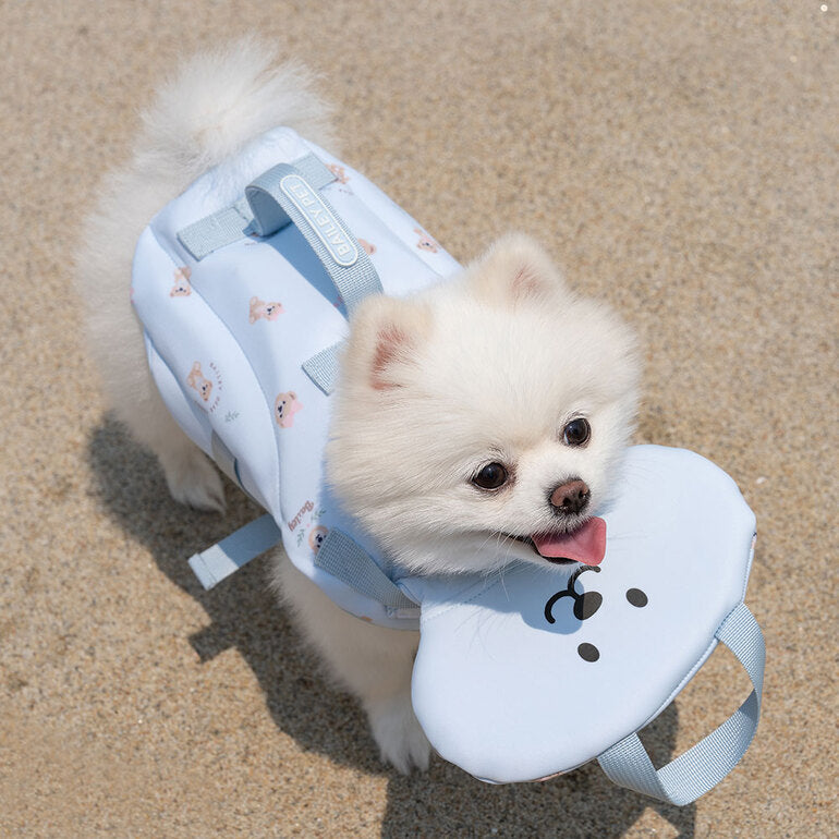 韓國新品上架【梨花娘總代理】🐾BAILEY 🐶夏日高浮力清涼透氣寵物漂浮泳衣(3色)