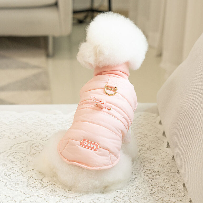 韓國新品上架【梨花娘總代理】🐾BAILEY 🐶秋冬新品 柔軟菌菌拜拜內襯防潑水高領設計保暖寵物服飾(3色)
