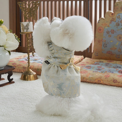 新品上架【梨花娘總代理】🐾韓國BAILEY 🐶秋冬新品 🧨新年編織結寶貝寵物掛福袋香包韓服(2色)