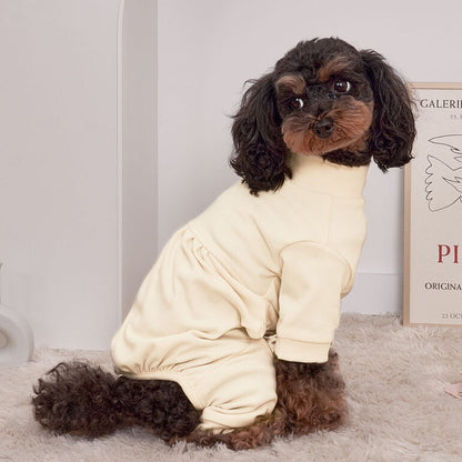 韓國新品上架【梨花娘總代理】🐾BAILEY 🐶秋冬新品 素色半高領彈性舒適柔軟寵物服飾(2色)