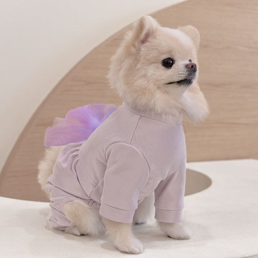 韓國新品上架【梨花娘總代理】🐾BAILEY 🐶秋冬新品 素色半高領彈性舒適柔軟寵物服飾(2色)