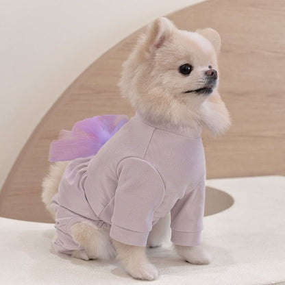 韓國新品上架【梨花娘總代理】🐾BAILEY 🐶秋冬新品 素色半高領彈性舒適柔軟寵物服飾(2色)