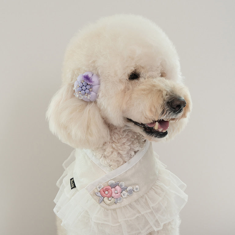 韓國新品上架【梨花娘總代理】🐾BAILEY 🐶韓系華麗宮庭風珍珠流蘇寵物髮夾(9色)