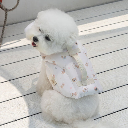 韓國新品上架【梨花娘總代理】🐾BAILEY 🐶夏日高浮力清涼透氣寵物漂浮泳衣(3色)