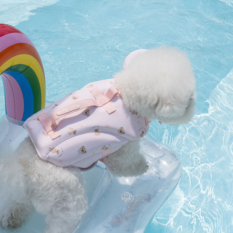 韓國新品上架【梨花娘總代理】🐾BAILEY 🐶夏日高浮力清涼透氣寵物漂浮泳衣(3色)