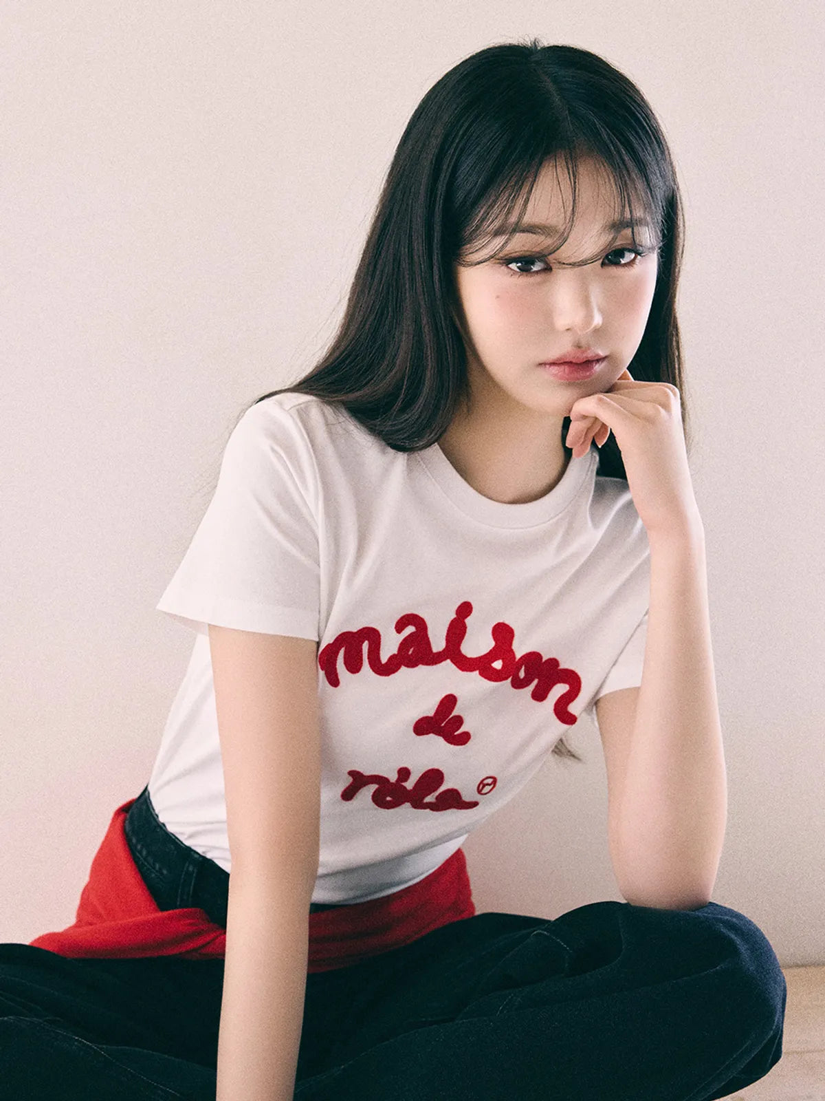 💖韓國暢銷品牌ROLAROLA🆕新品上架 張員瑛同款立體刺繡英文短袖T恤(6色)
