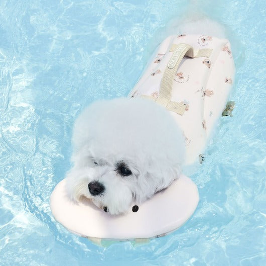 韓國新品上架【梨花娘總代理】🐾BAILEY 🐶夏日高浮力清涼透氣寵物漂浮泳衣(3色)