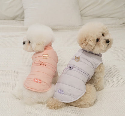 韓國新品上架【梨花娘總代理】🐾BAILEY 🐶秋冬新品 柔軟菌菌拜拜內襯防潑水高領設計保暖寵物服飾(3色)