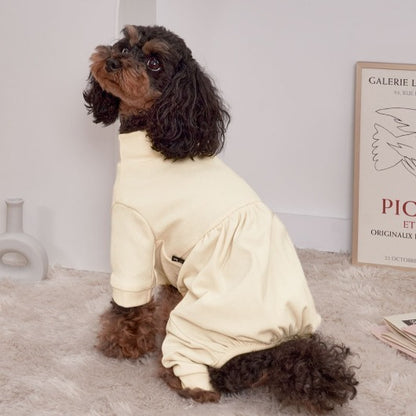 韓國新品上架【梨花娘總代理】🐾BAILEY 🐶秋冬新品 素色半高領彈性舒適柔軟寵物服飾(2色)