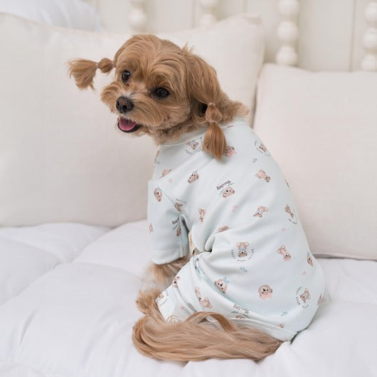 韓國新品上架【梨花娘總代理】🐾BAILEY 🐶新品 滿版小熊圖案舒適透氣寵物連身衣(3色)