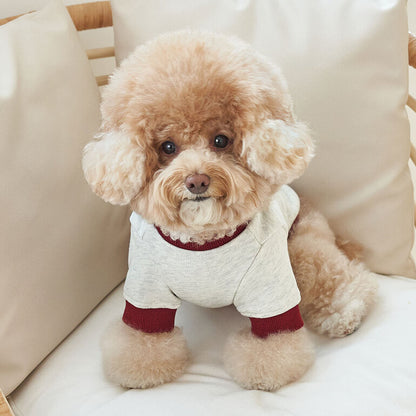 韓國新品上架【梨花娘總代理】🐾BAILEY 🐶秋冬新品 韓系潮流聯名休閒棉質寵物服飾(3色)