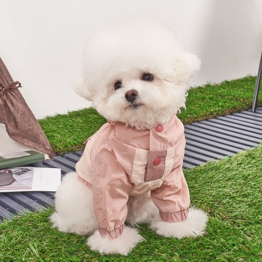 韓國新品上架【梨花娘總代理】🐾BAILEY 🐶秋冬新品 舒適透氣防風防水輕便連帽外出寵物雨衣(2色)