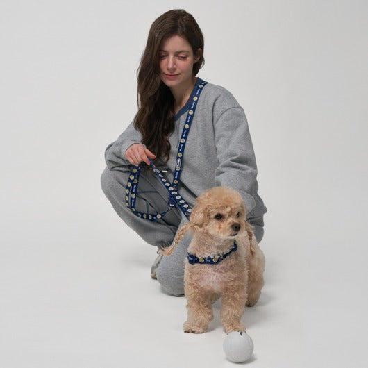 韓國新品上架【梨花娘總代理】🐾BAILEY 🐶 微笑花朵可愛小熊高機能解放雙手寵物牽引繩(7色)