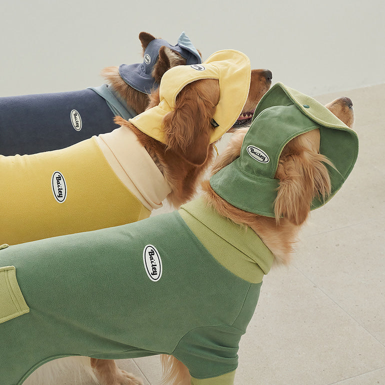 韓國新品上架【梨花娘總代理】🐾BAILEY 🐶秋冬新品 可愛造型遮陽保暖絨毛可調節寵物帽(3色)