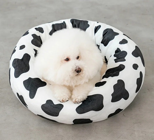 新品上架【梨花娘總代理】🐾日本品牌Solgra  雲朵紓壓圓形寵物窩🐶（2色）