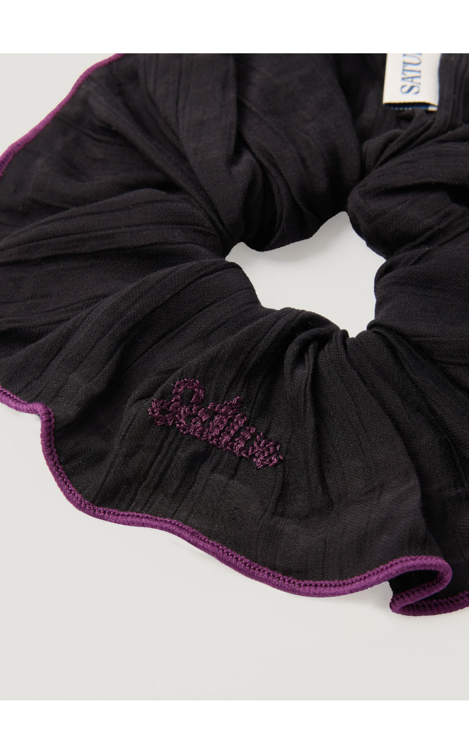🆕新品上架【梨花娘】💖韓國品牌SATUR 經典百搭｜輕盈系皺褶撞色束髮帶(4色)